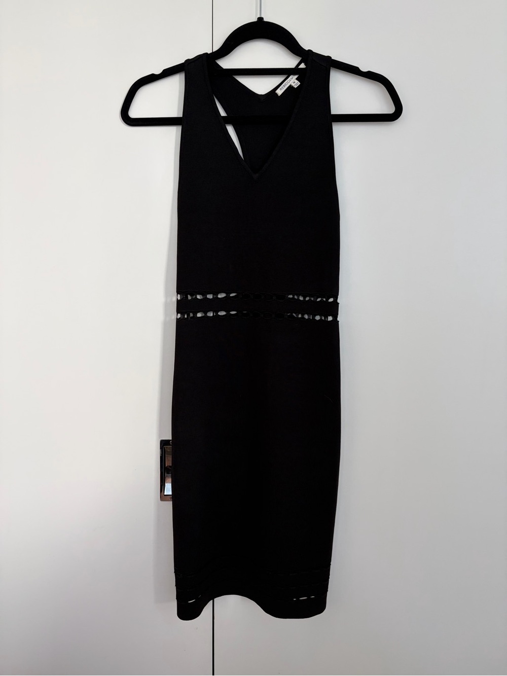 Rebecca Minkoff Charly Cocktail Bodycon Dress Cut-Out Size M